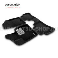 Текстильные 3D коврики Euromat3D Lux в салон для Kia Sorento (2013-2019) № EM3D-002919 Текстильные 3D коврики Euromat3D Lux в салон для Kia Sorento (2013-2019) № EM3D-002919