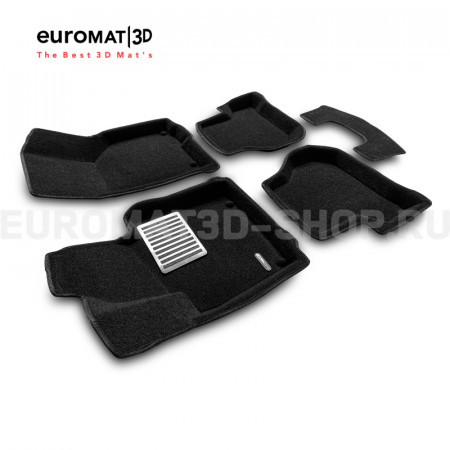 Текстильные 3D коврики Euromat3D Lux в салон для Skoda Octavia A5 (2004-2012) № EM3D-004502