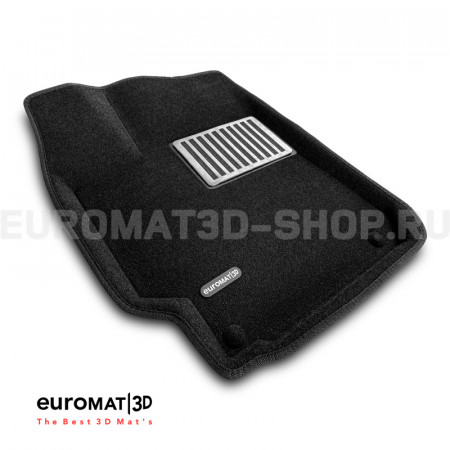 Текстильные 3D коврики Euromat3D Lux в салон для Toyota Camry V40 (2006-2011) № EM3D-005104