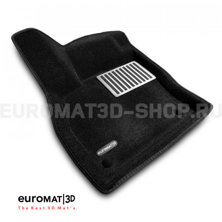 Текстильные 3D коврики Euromat3D Lux в салон для Volkswagen Golf 7 (2013-2019) № EM3D-004507