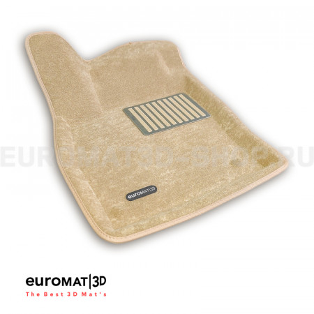 Текстильные 3D коврики Euromat3D Lux в салон для Volkswagen Golf 7 (2013-2019) № EM3D-004507T Бежевые Текстильные 3D коврики Euromat3D Lux в салон для Volkswagen Golf 7 (2013-2019) № EM3D-004507T Бежевые