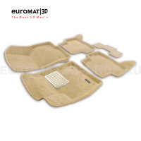 Текстильные 3D коврики Euromat3D Lux в салон для Volkswagen Golf 7 (2013-2019) № EM3D-004507T Бежевые Текстильные 3D коврики Euromat3D Lux в салон для Volkswagen Golf 7 (2013-2019) № EM3D-004507T Бежевые