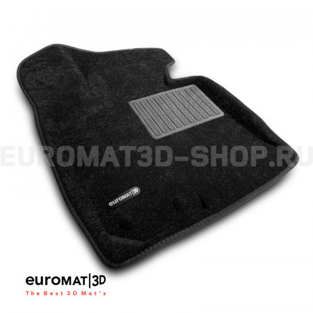 Текстильные 3D коврики Euromat3D Business в салон для Hyundai ix35 (2009-2014) № EMC3D-002707