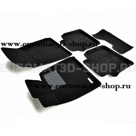 Текстильные 3D коврики Euromat3D Business в салон для Lexus GS (2005-2012) № EMC3D-003216
