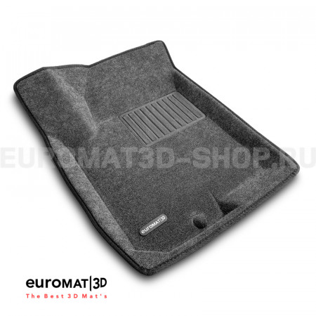 Текстильные 3D коврики Euromat3D Business в салон для Kia Cerato (2010-2013) № EMC3D-002722G Серые Текстильные 3D коврики Euromat3D Business в салон для Kia Cerato (2010-2013) № EMC3D-002722G Серые