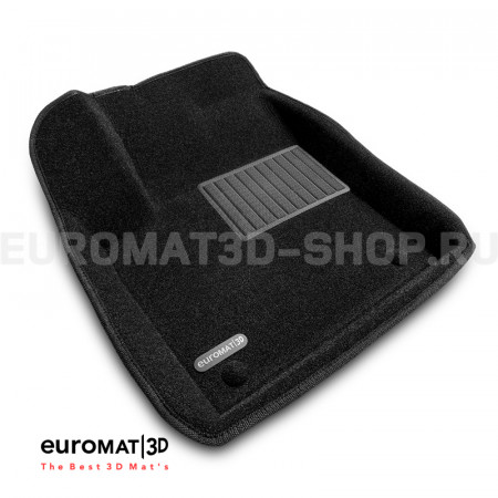 Текстильные 3D коврики Euromat3D Business в салон для Toyota C-HR (2018-) № EMC3D-005100
