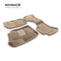 Текстильные 3D коврики Euromat3D Lux в салон для Lexus GX460 (2014-) № EM3D-005119T Бежевые Текстильные 3D коврики Euromat3D Lux в салон для Lexus GX460 (2014-) № EM3D-005119T Бежевые
