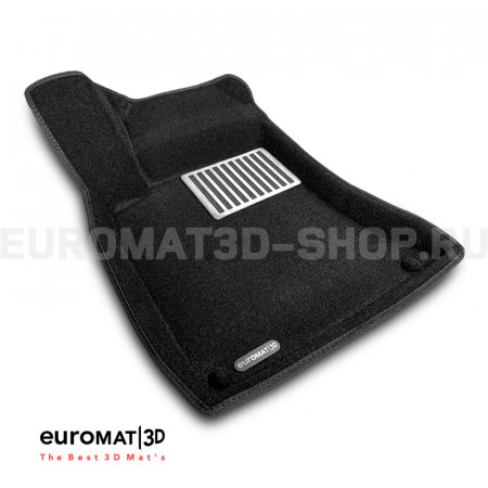 Текстильные 3D коврики Euromat3D Lux в салон для Mercedes CLA-Class (C118) (2019-) № EM3D-003510