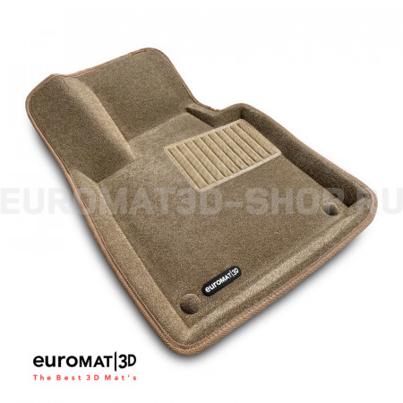 Текстильные 3D коврики Euromat3D Business в салон для Volvo S 60 (2019-) № EMC3D-005502T Бежевый Текстильные 3D коврики Euromat3D Business в салон для Volvo S 60 (2019-) № EMC3D-005502T Бежевый