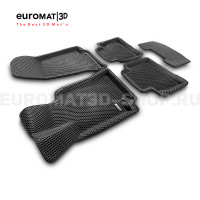 3D коврики Euromat3D EVA в салон для Mercedes E-Class (W213) (2016-2023) № EM3DEVA-003519