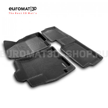3D Коврики Euromat3D EVA В Салон Для CHERY Tiggo 4 PRO (2019-) № EM3DEVA-001420
