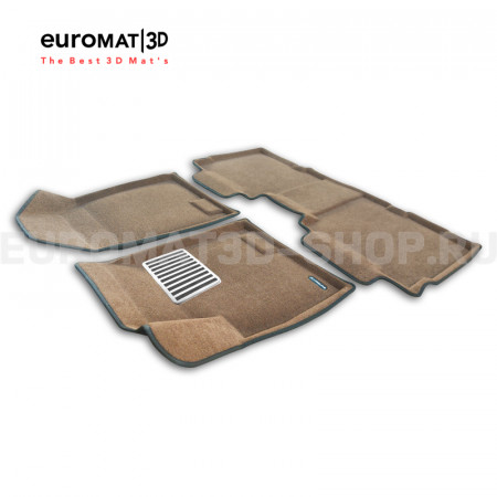 Текстильные 3D коврики Euromat3D Lux в салон для Jetour X90 PLUS (2023-) № EM3D-000021R Коричневые Текстильные 3D коврики Euromat3D Lux в салон для Jetour X90 PLUS (2023-) № EM3D-000021R Коричневые
