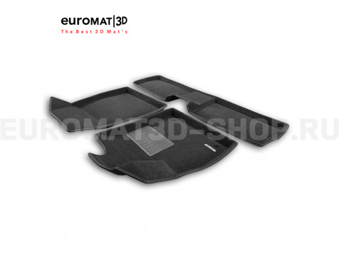Текстильные 3D коврики Euromat3D Business в салон для Jaecoo J6 (2025-) № EMC3D-000032